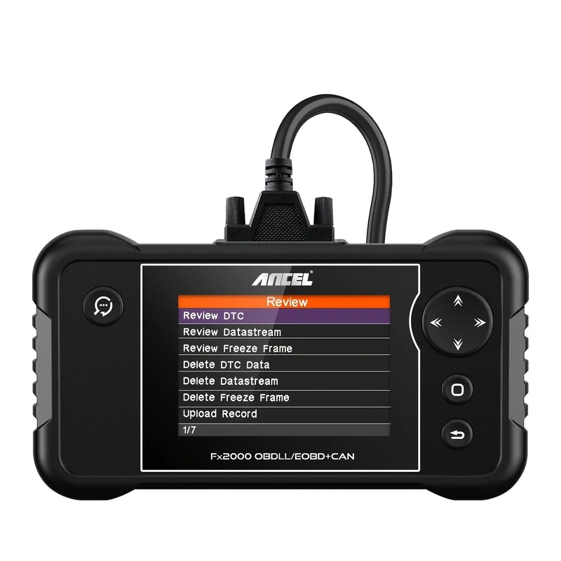 FX2000 Auto-OBD2-Scanner, ABS-SRS-Getriebe-Airbag-OBDII-Scanner-Diagnosetool, Überprüfung des Automotor-Codelesers, Fahrzeug-Scan-Tool