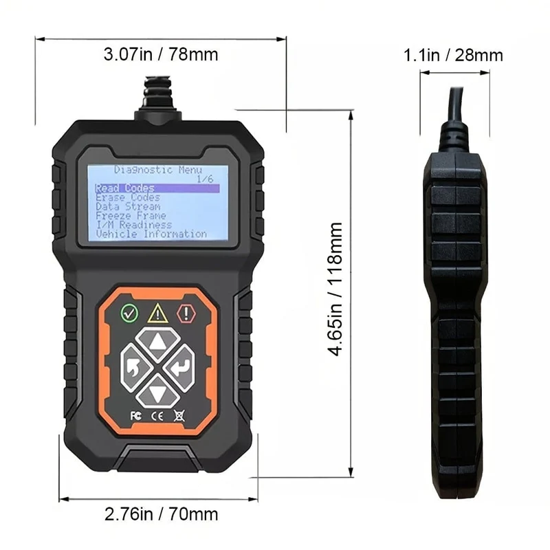 Auto-Codeleser: Erhalten Sie mit dem OBD2-Scanner eine sofortige Diagnose der Motorkontrollleuchte Ihres Fahrzeugs!
