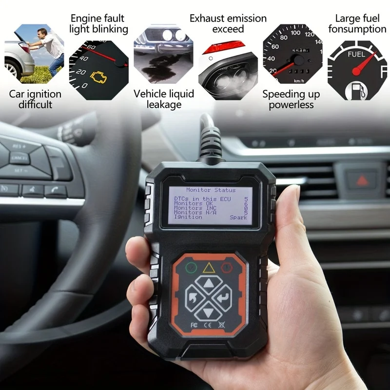 Auto-Codeleser: Erhalten Sie mit dem OBD2-Scanner eine sofortige Diagnose der Motorkontrollleuchte Ihres Fahrzeugs!