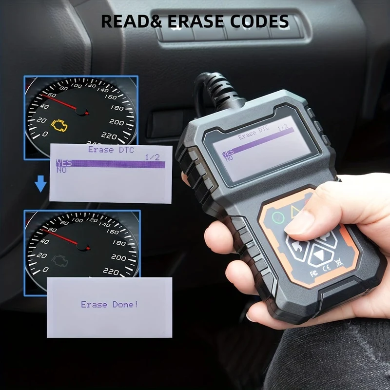 Auto-Codeleser: Erhalten Sie mit dem OBD2-Scanner eine sofortige Diagnose der Motorkontrollleuchte Ihres Fahrzeugs!