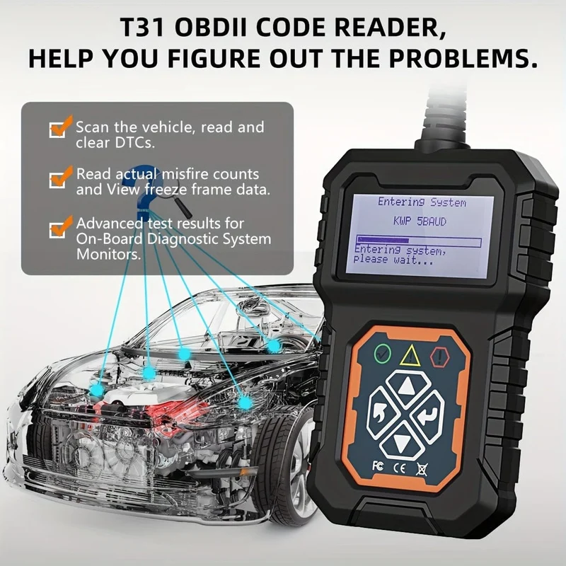 Auto-Codeleser: Erhalten Sie mit dem OBD2-Scanner eine sofortige Diagnose der Motorkontrollleuchte Ihres Fahrzeugs!