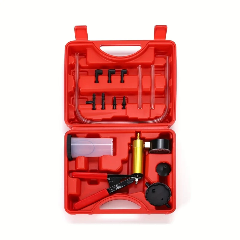 1-teilige manuelle Vakuumpumpe, Ersatzwerkzeug für Autobremsöl-Autoreparatur, kleine manuelle Saugpistole für Luftpumpe