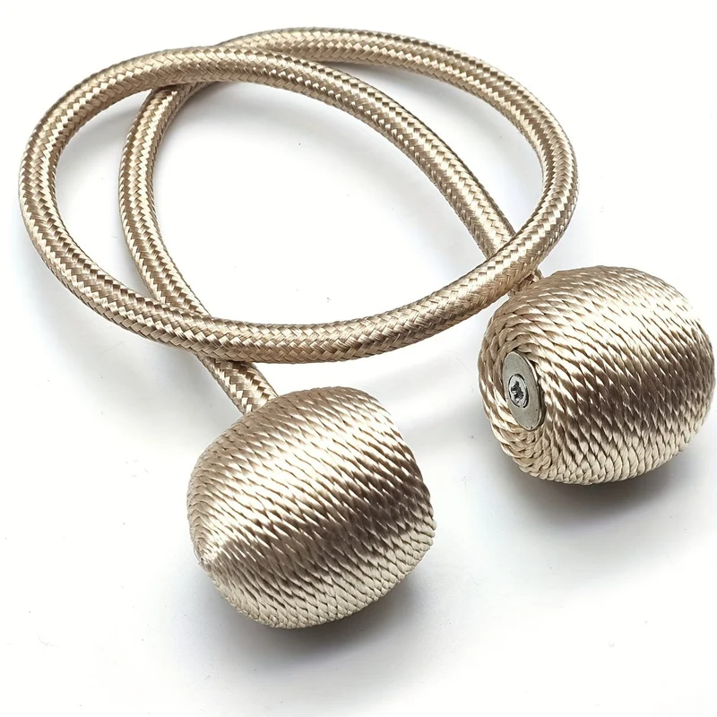 2 Stück kreative Vorhang-Raffhalter mit magnetischen Schnallen, modernes, einfaches Vorhangband, stanzfreie Installation, Vorhanghalter für Schlafzimmer, Wohnzimmer, Heimdekoration