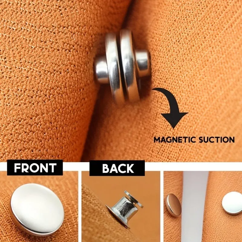 12 Paar Vorhang-Magnet-Raffhalter, Vorhang-Magnete mit Rückseitenbefestigung, magnetischer Vorhang-Halteknopf, Vorhang-Schnalle, für Zuhause, Schlafzimmer, Büro, Vorhangvorhänge