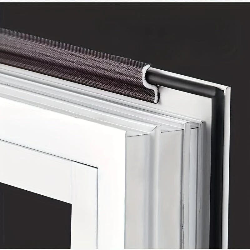 1pc Fenster Dichtung Streifen Wind- Und Staubdicht Wärmedämmung Schalldämmung Dichtung Streifen Haushalt Selbst-klebe Typ Dichtung streifen