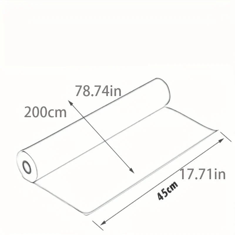 1 Rolle Sichtschutzfolie für Buntglasfenster – nicht klebend, UV-Sonnenschutz, einseitig perforiert, schwarze Vinylaufkleber für Badezimmertürverkleidungen und druckbare gravierte Designs