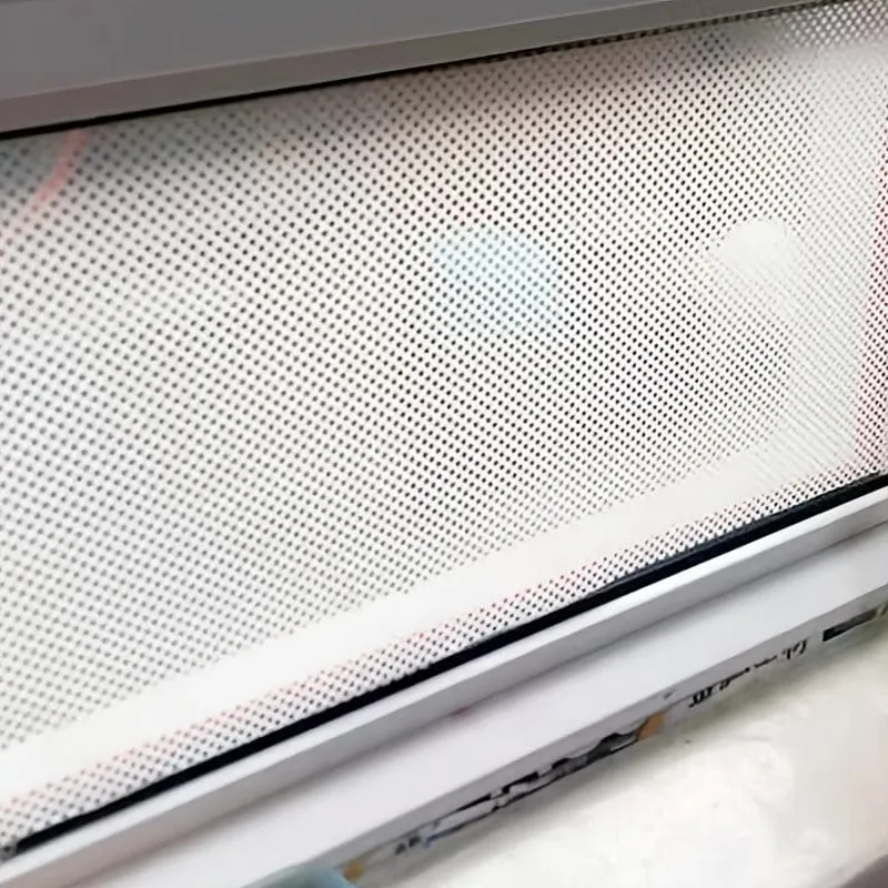 1 Rolle Sichtschutzfolie für Buntglasfenster – nicht klebend, UV-Sonnenschutz, einseitig perforiert, schwarze Vinylaufkleber für Badezimmertürverkleidungen und druckbare gravierte Designs