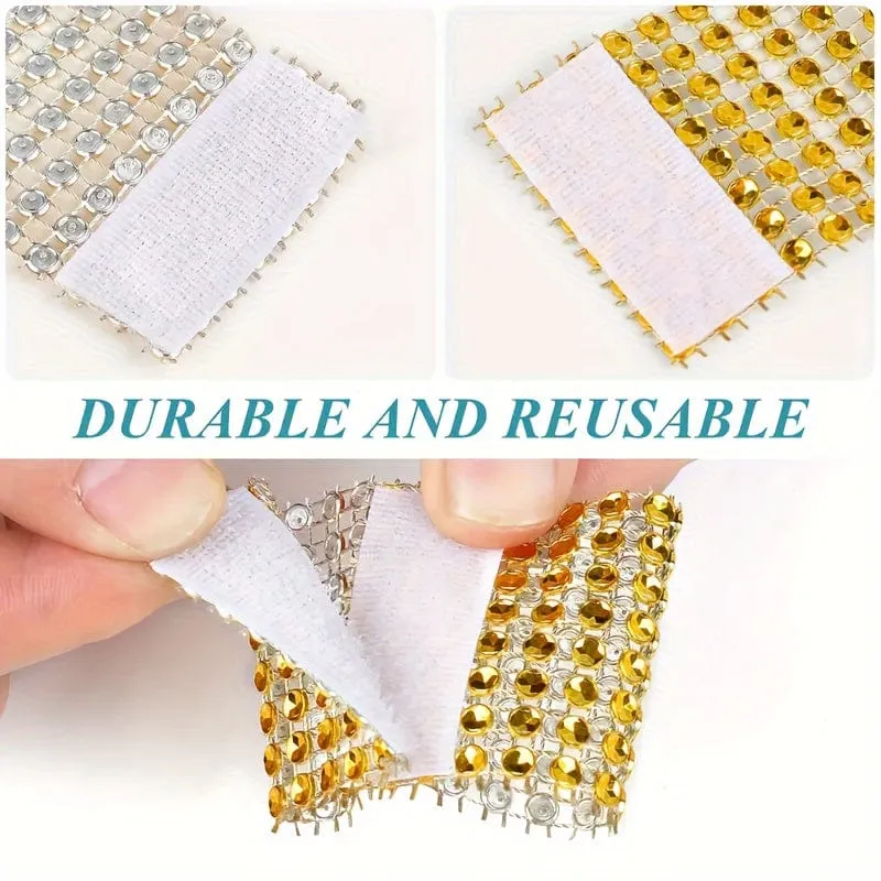 50 Stück, goldene Serviettenringe, elegante, einfarbige Serviettenschnalle mit Strasssteinen aus Kunststoff, polierte Metallringe aus Gusseisen, Weihnachtsdekoration, Esstischdekoration