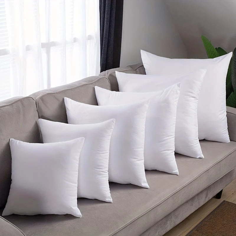 1 Stück/4 Stück Dekokissen, weißes Bettkissen, Kisseneinsatz für Sofa, Bett und Couch, Schlafzimmer, Schlafsaal, Hotel