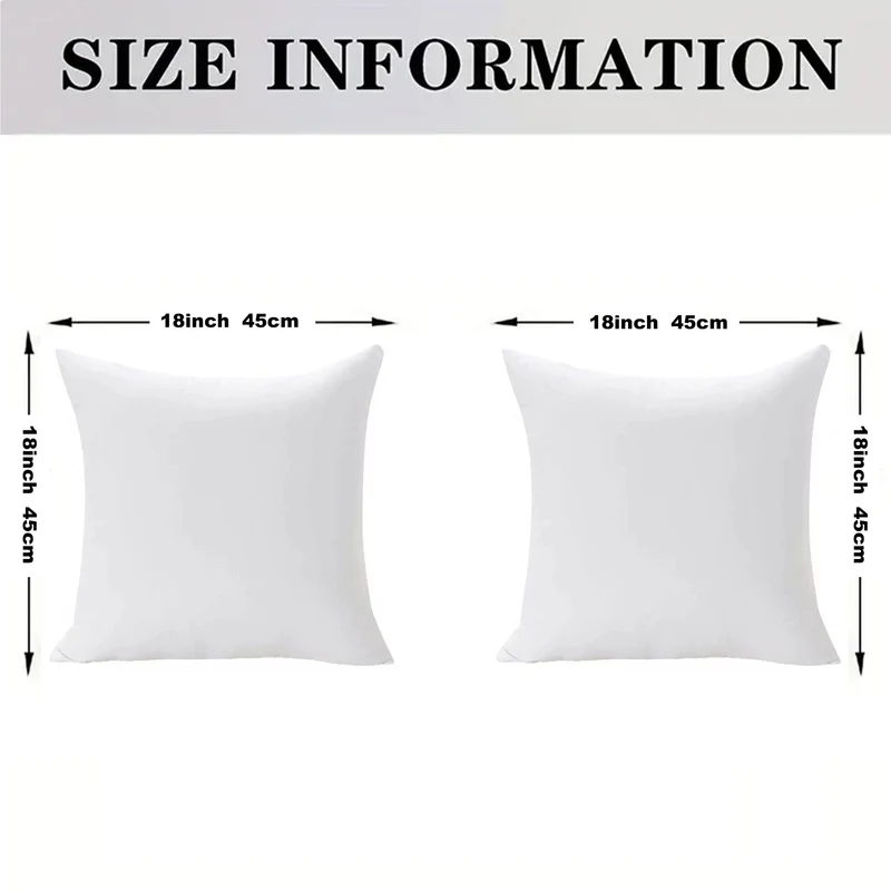 1 Stück/4 Stück Dekokissen, weißes Bettkissen, Kisseneinsatz für Sofa, Bett und Couch, Schlafzimmer, Schlafsaal, Hotel