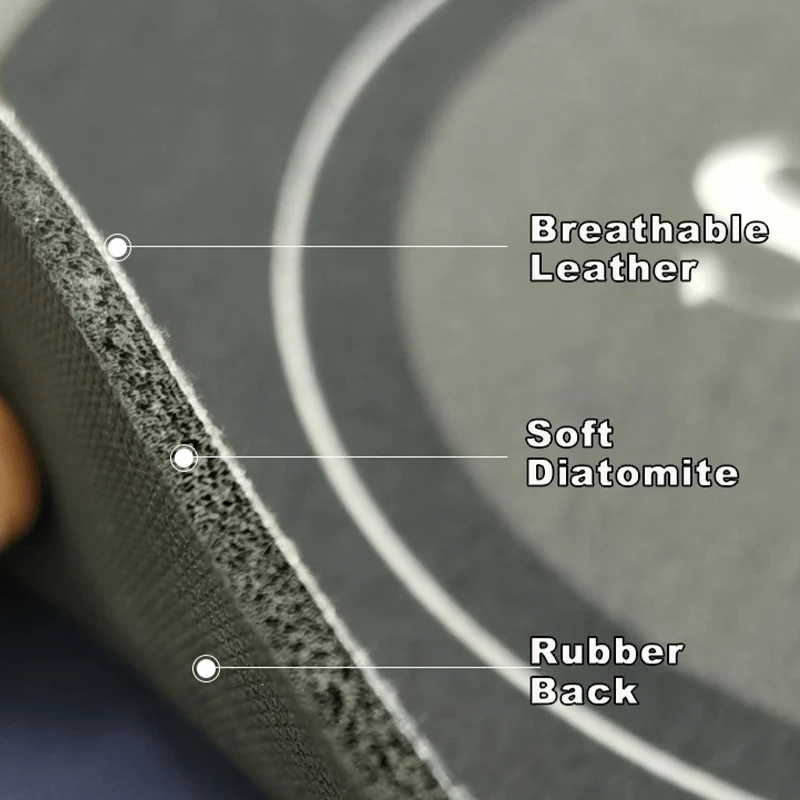 1 Stück Premium-Bodenmatte aus Kieselalgenschlamm für die Küche, super saugfähige Bodenmatte mit rutschfester Unterseite, schnell trocknender großer Teppich für Badezimmer und Wohnzimmer, saugfähige Badematte, Bodenmatte für die Wäsche