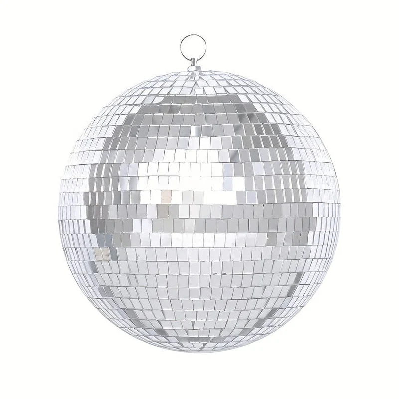 1 Stück, Glasspiegel, reflektierende Discokugel, Weihnachtskugel, Bar, Fotografie-Requisiten, Hochzeit, Backen, Kuchendekoration, Dekoration