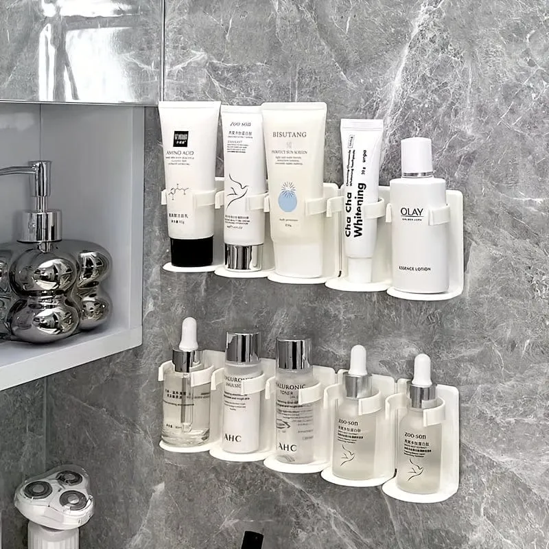 2 Stück, Gewürz-Greifer-Clip, Gewürzflaschenregal ohne Stanzen, 10 Clips, Gewürz-Greifer-Clip-Streifen, Wandmontiertes Organizer-Regal, Gewürzglas-Aufbewahrungshalter, selbstklebende Greifer-Clip-Streifen, Küchenutensilien, Küchenhelfer