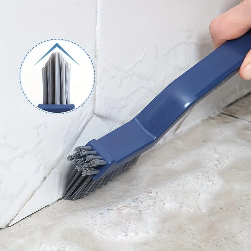 1 Stück, Badezimmer-Reinigungsbürste, Spaltbürste, XNUMX-in-XNUMX-Fensterreinigungsbürste mit kleinem Clip, multifunktionale Spaltbürste für die Küche, Reinigungswerkzeuge, Reinigungsmittel