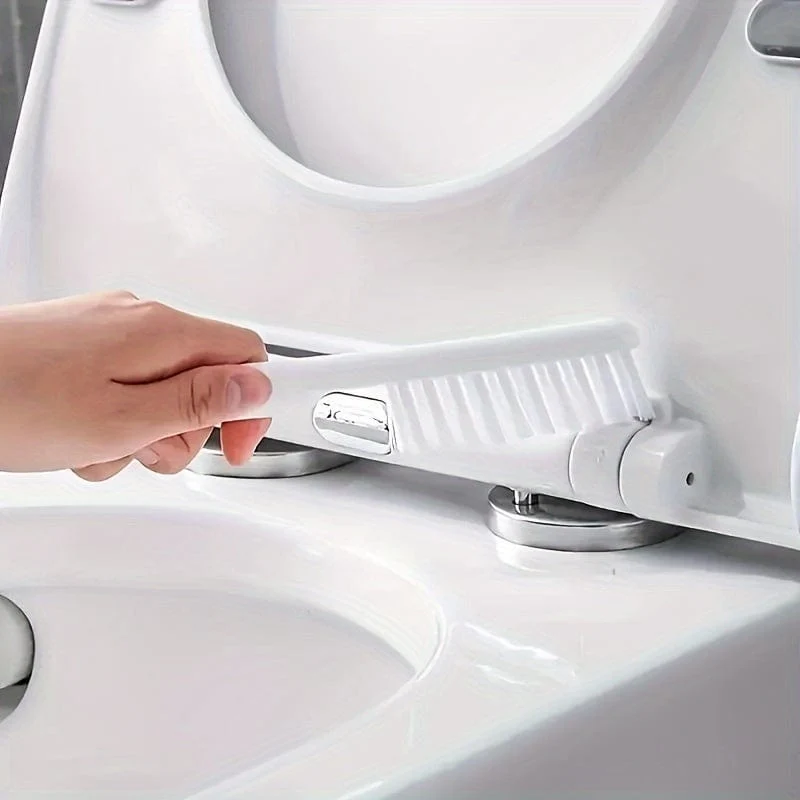 1 Set, 2-Typ-Toilettenbürsten- und Halter-Set, Wandmontage, WC-Bürste mit langem Griff, WC-Scheuerbürste, flexible Toilettenschüssel-Reinigungsbürste, keine toten Ecken, Badezimmer-Reinigungsbürste, Reinigungsmittel, Reinigungswerkzeug