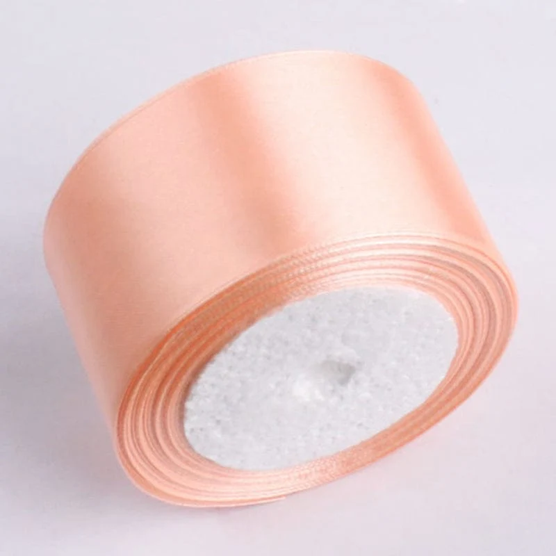 1 Rolle, 22 Meter 4 cm Seidensatinbänder, Bastelschleife, handgefertigte Geschenkverpackung, Party, Hochzeit, Weihnachtsdekoration, Bänder für Blumensträuße, Bastelbedarf, Stoff, handgefertigtes Material für Hochzeitssträuße, Geschenkverpackungsmaterialien,