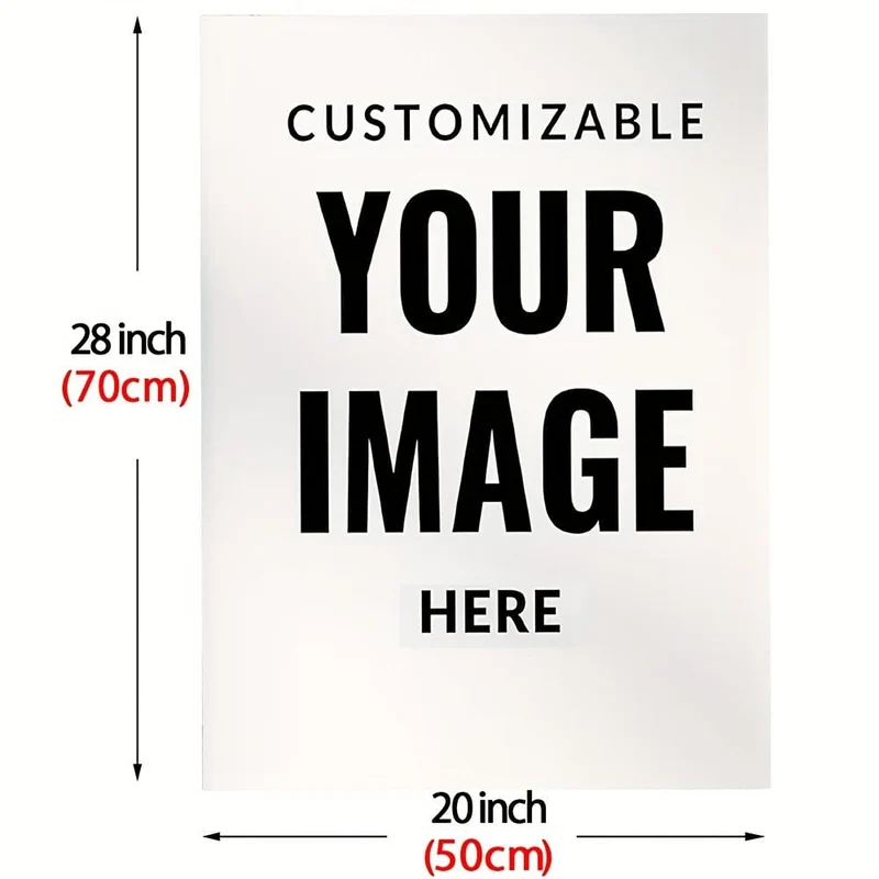 1 individuelles ungerahmtes Poster, personalisiert Ihr Bild, individuelles Hochladen eines Fotos zum Drucken eines Posters, ideales Geschenk für Schlafzimmer, Wohnzimmer, Flur, Wandkunst, Wanddekoration, Winterdekoration, Wanddekoration, Raumdekoration