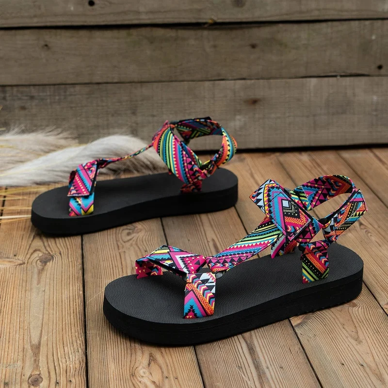 Sommer Flache frauen Schuhe Hanf Seil Set Fuß Strand Sandalen Outdoor Alle-spiel Casual Hausschuhe Große Größe Frauen sandalen