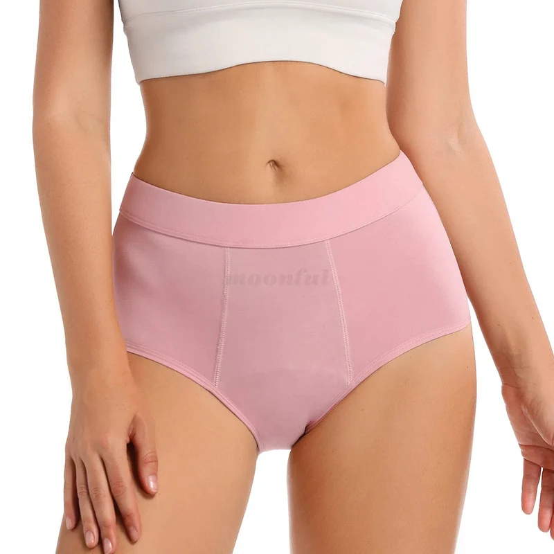Menstruationshöschen für Damen, reichlicher Durchfluss, Menstruationshöschen, hohe Taille, Menstruationszyklus, saugfähige Unterwäsche, auslaufsichere Höschen