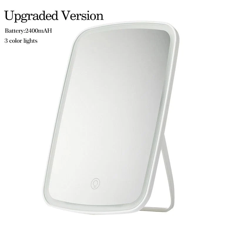 Original Youpin LED-Lichtspiegel Jordan Judy Intelligenter Make-up-Spiegel Tragbarer wiederaufladbarer Desktop-Touchscreen-Spiegel
