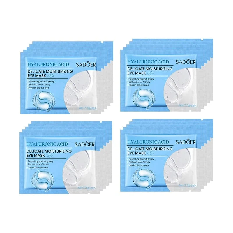 20 Paar Kollagen-Augenklappen, feuchtigkeitsspendende Augenringe, Augenpflegemasken, geschwollene Augen
