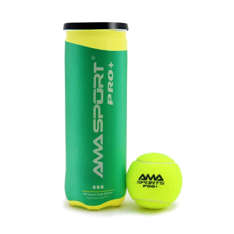 AMASPORT Padel Pro/Pro+/Pro S Padel-Paddel-Tennisbälle 3 Stück für Trainingsbälle