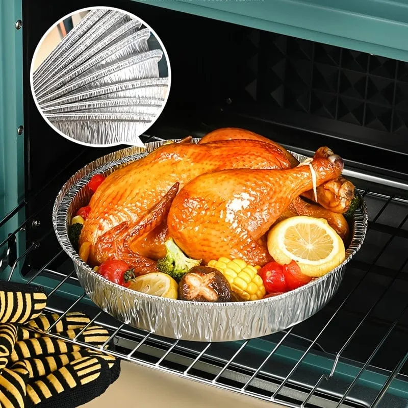 10 Stück/20 Stück/30 Stück, hochtemperaturbeständiges Heißluftfritteuse-Tablett zum Grillen, Backen im Ofen und Backen in Lebensmittelqualität