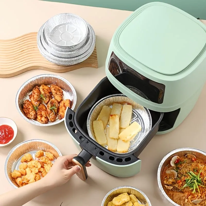 10 Stück/20 Stück/30 Stück, hochtemperaturbeständiges Heißluftfritteuse-Tablett zum Grillen, Backen im Ofen und Backen in Lebensmittelqualität