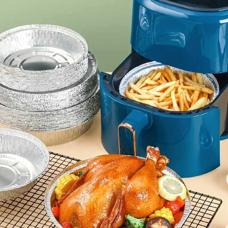 10 Stück/20 Stück/30 Stück, hochtemperaturbeständiges Heißluftfritteuse-Tablett zum Grillen, Backen im Ofen und Backen in Lebensmittelqualität