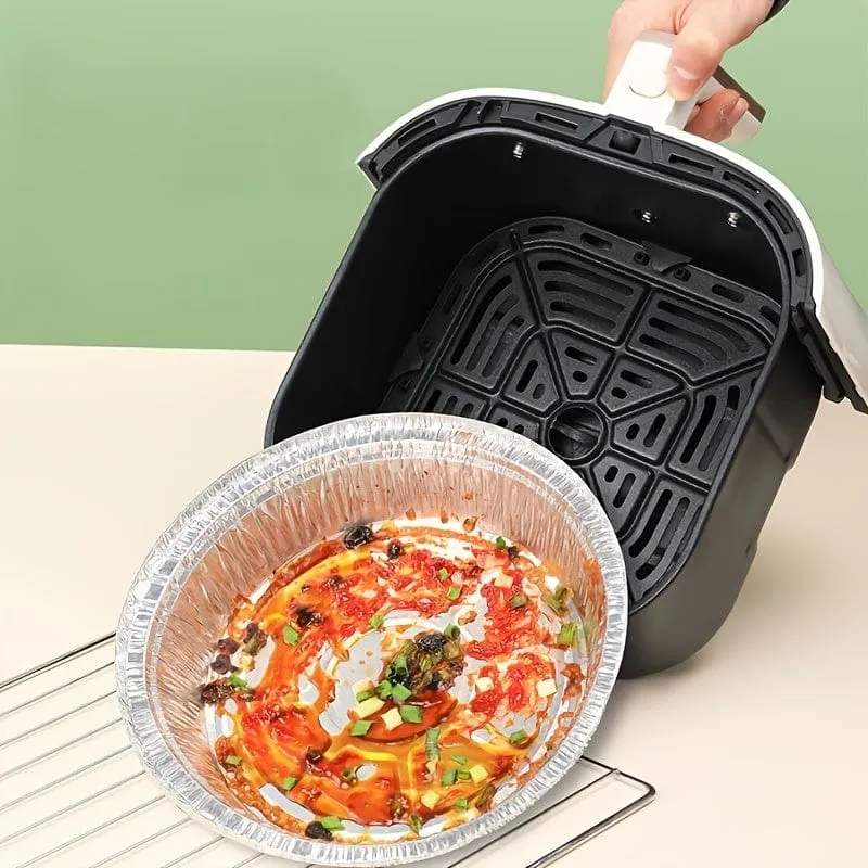 10 Stück/20 Stück/30 Stück, hochtemperaturbeständiges Heißluftfritteuse-Tablett zum Grillen, Backen im Ofen und Backen in Lebensmittelqualität