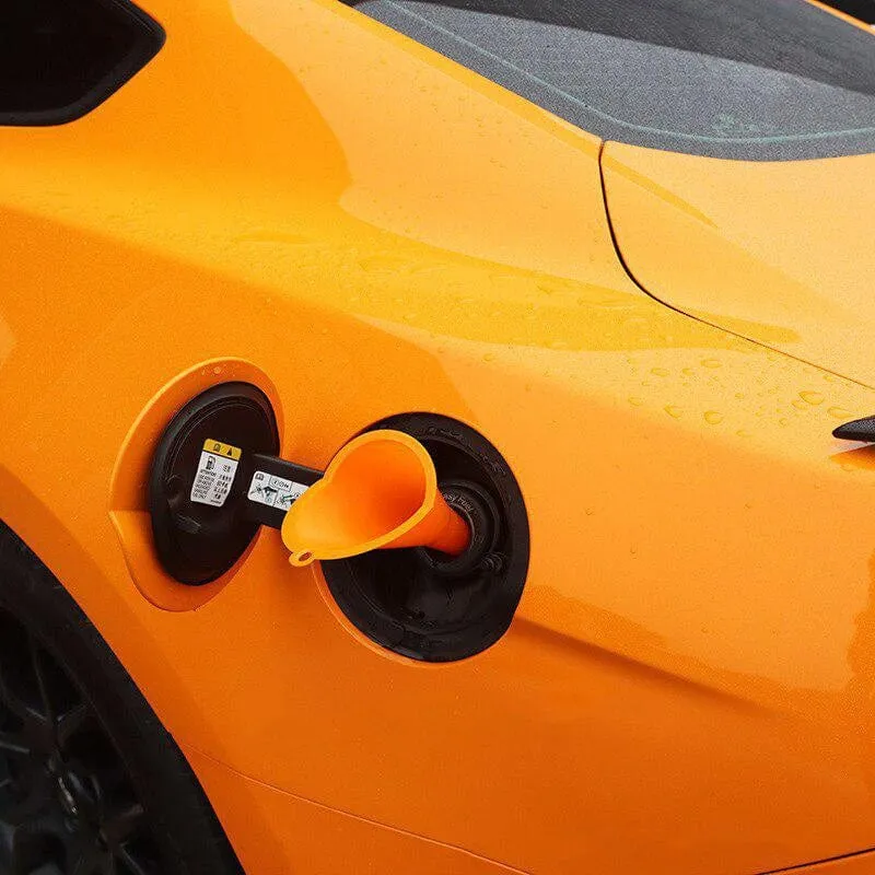 1pc/5 stücke Auto Motorrad Lange Mund Trichter Diesel Füllung Werkzeug Kunststoff Anti-splash Tanken Öl Flüssigkeit düse Auto Zubehör