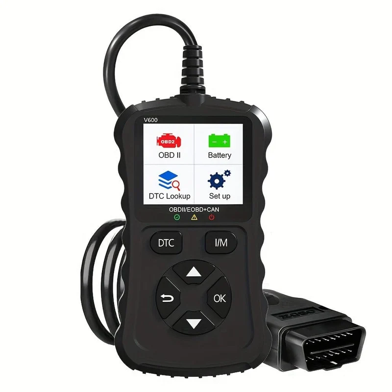OBD2-Code-Scanner, OBDII-Auto-Code-Lesegerät, Motor-Fehlercode-Scanner, Anlass- und Ladetester, OBD2-Diagnosegerät für OBDII 12 V Benzinautos