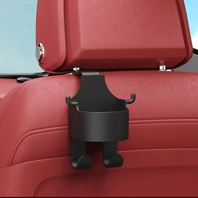 1pc Multifunktionale Auto Haken Wasser Tasse Halter Lagerung Box Sitz Zurück Handy Getränke Wasser Tasse Halter Lagerung Auto lagerung Box