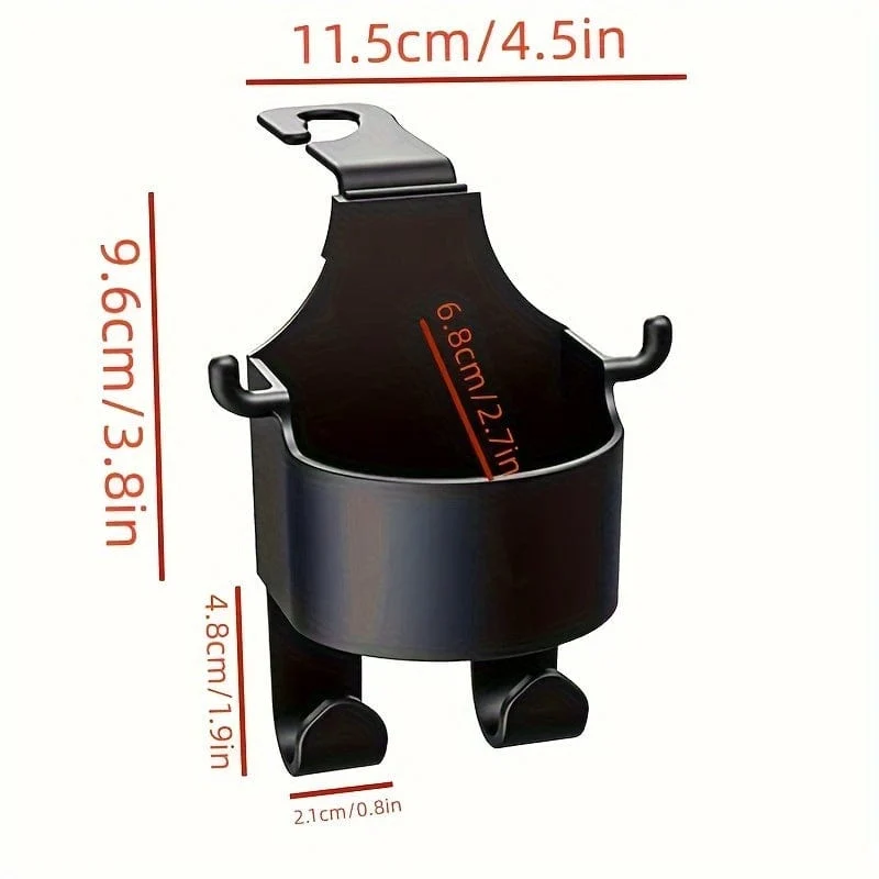 1pc Multifunktionale Auto Haken Wasser Tasse Halter Lagerung Box Sitz Zurück Handy Getränke Wasser Tasse Halter Lagerung Auto lagerung Box