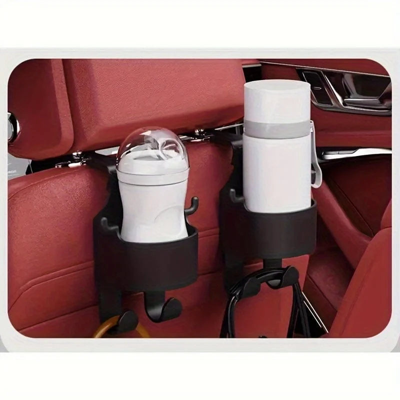 1pc Multifunktionale Auto Haken Wasser Tasse Halter Lagerung Box Sitz Zurück Handy Getränke Wasser Tasse Halter Lagerung Auto lagerung Box