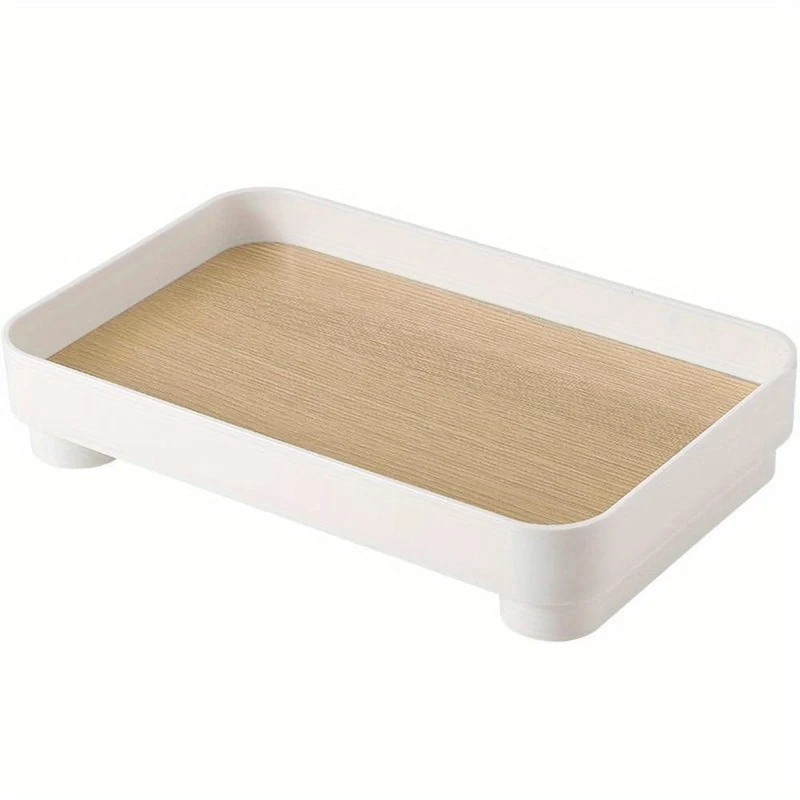 1 Stück, Drehteller-Organizer, Gewürzschleuder, Gewürzregal-Organizer, drehbarer Gewürzregalhalter, Schreibtisch-Aufbewahrungsbox, Kosmetik-Aufbewahrungstablett, Küchenutensilien, Wohnungsutensilien, Studentenwohnheim-Utensilien, fertig