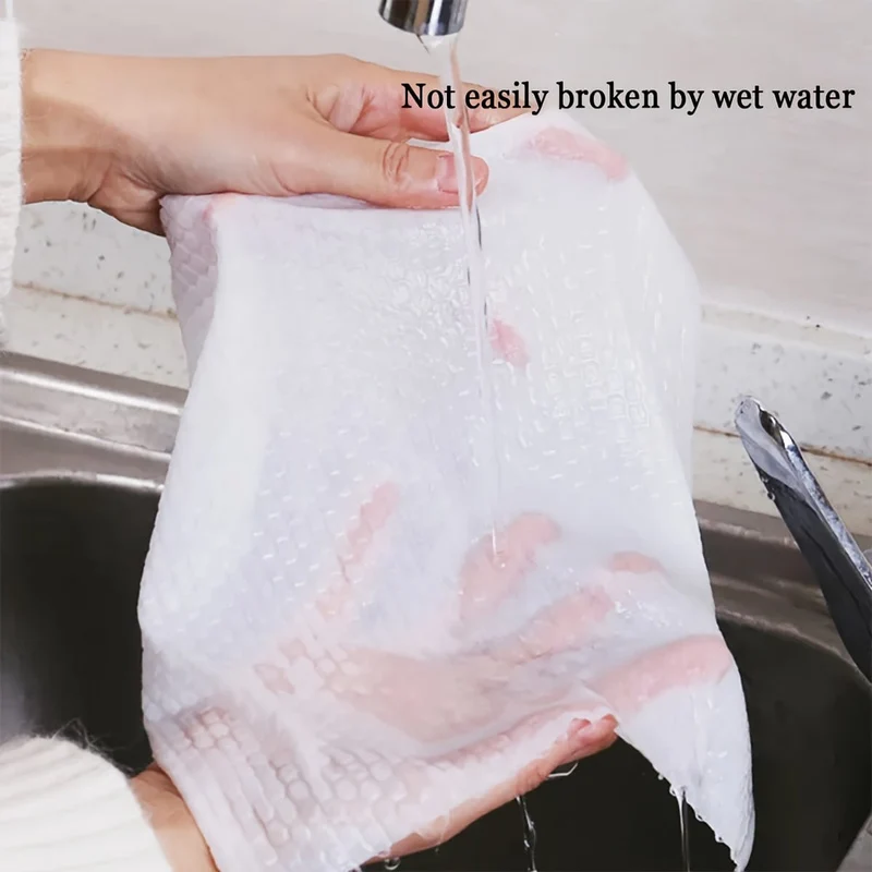 1 Rolle/150 Blatt Geschirrtuch, multifunktionales und vielseitiges Geschirrtuch, Einweg-Küchenpapierhandtücher, Geschirrspültuch, Reinigungstuch, nicht ölabsorbierendes und wasserabsorbierendes Rollenpapier