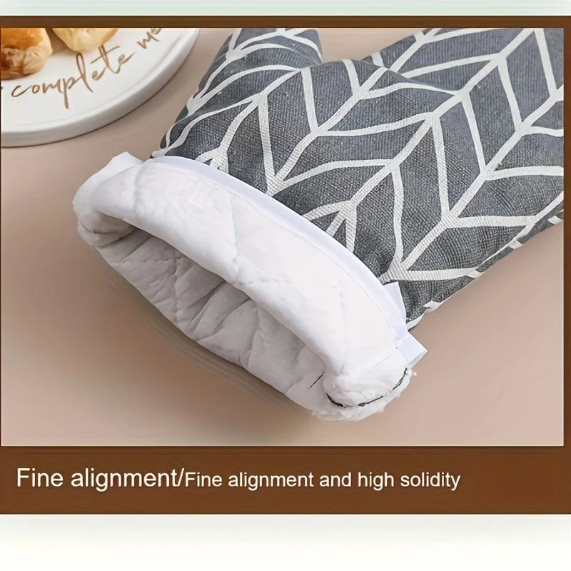 1 Stück, Ofenhandschuh, hitzebeständige Handschuhe im einfachen Stil, verdickte Mikrowellen-Backofen-Isolierhandschuhe, rutschfeste Griffflächen und Aufhängeschlaufenhandschuhe, Küchenbedarf, Küchenhelfer, Zubehör