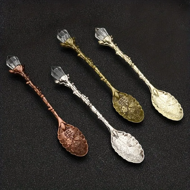 1 Stück Kaffeelöffel, Dessertlöffel, Eislöffel im Vintage-Stil