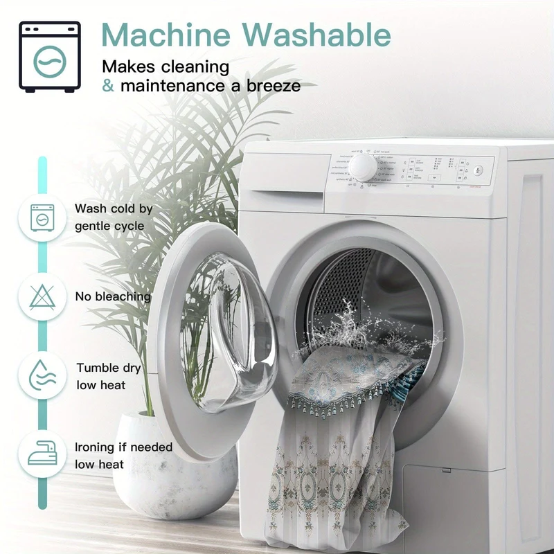 1 Stück bedruckter Duschvorhang mit Fenstervorhängen, wasserdichter Duschvorhang inklusive Haken, dekorativer Badewannenvorhang, Badezimmertrennwand, Badezimmerzubehör, Badezimmerdekoration