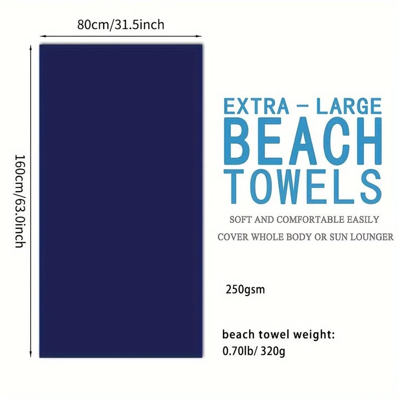 1 Stück individuelles Strandtuch, saugfähiges Strandtuch, große Sommer-Stranddecke, Geschenk für Strand-Pool-Party, Strand-Essentials