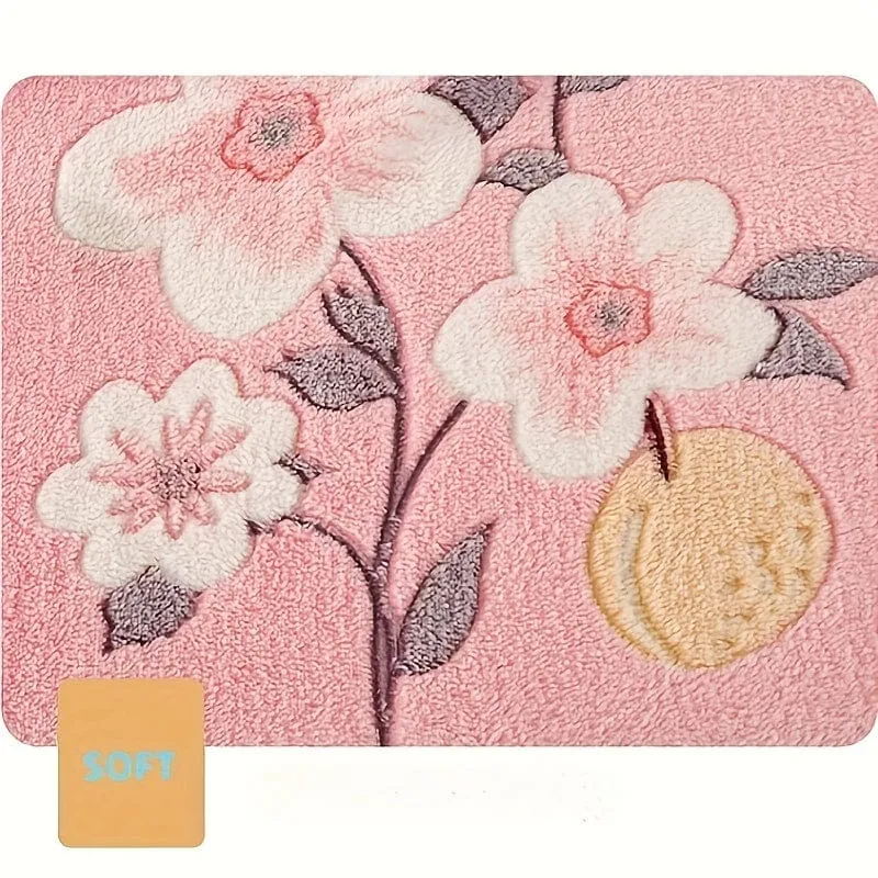 1 Stück süße Flanelldecke mit rosa Blumendruck, Klimaanlagendecke, Nickerchendecke, weiche und bequeme Decke, Büro-Camping-Reise-Heimdekorationsdecke, Schaldecke, hautfreundliche, lässige Sofadecke, mehrfarbig