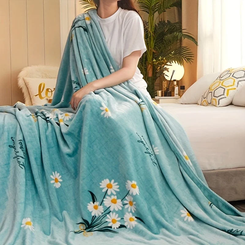 1 Stück bedruckte Persönlichkeits-Flanelldecke, weiche warme Überwurfdecke, Nickerchendecke für Couch, Sofa, Büro, Bett, Camping, Reisen, Mehrzweck-Geschenkdecke für alle Jahreszeiten