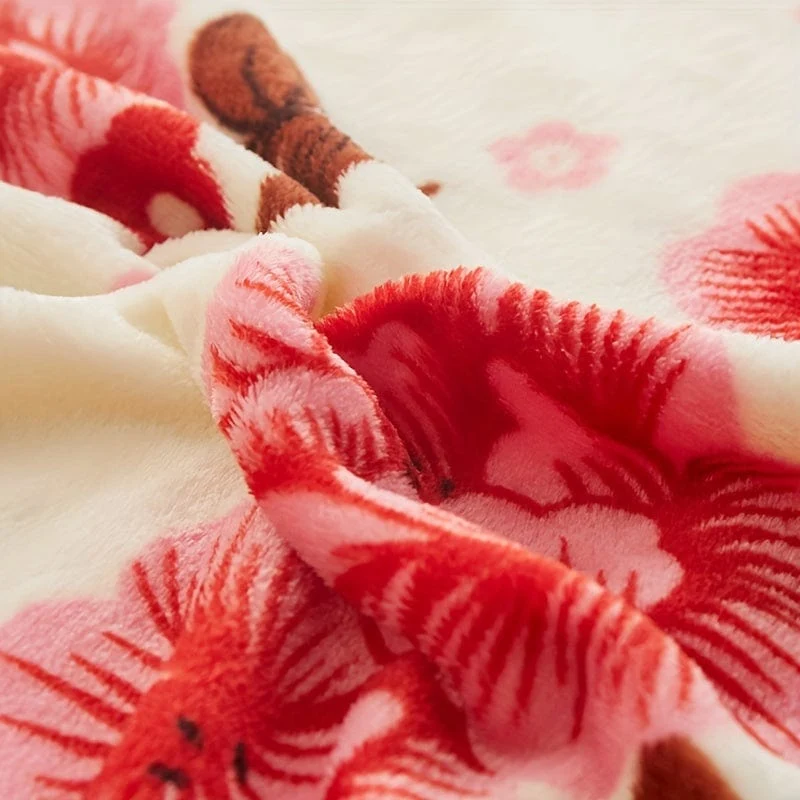 1 Stück bedruckte Persönlichkeits-Flanelldecke, weiche warme Überwurfdecke, Nickerchendecke für Couch, Sofa, Büro, Bett, Camping, Reisen, Mehrzweck-Geschenkdecke für alle Jahreszeiten