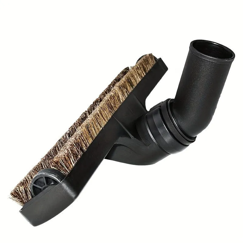Ersatz für Staubsauger-Hartholz-Bodenbürste, Rosshaar, 1 1/4 Zoll, 32 mm, Universal-Staubsaugerbürste, 360 Grad drehbarer Kopf, passend für Bissell, Eureka, Royal, Dirt Devil, Electrolux, Panasonic, Kenmore, Shop Vac, Oreck 12 Zoll breit