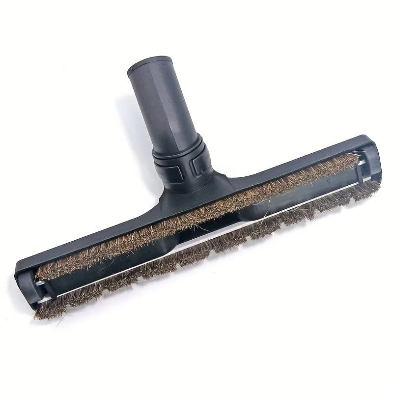 Ersatz für Staubsauger-Hartholz-Bodenbürste, Rosshaar, 1 1/4 Zoll, 32 mm, Universal-Staubsaugerbürste, 360 Grad drehbarer Kopf, passend für Bissell, Eureka, Royal, Dirt Devil, Electrolux, Panasonic, Kenmore, Shop Vac, Oreck 12 Zoll breit