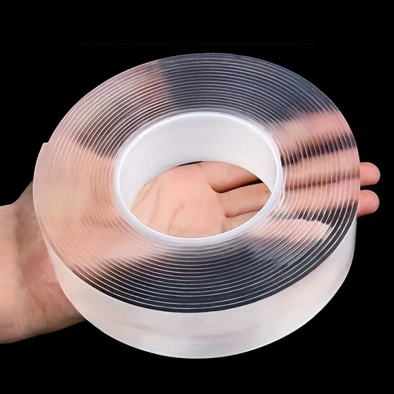 1 Rolle, Mehrzweck-Montageband für hohe Beanspruchung – entfernbares Acrylklebeband zum Kleben von Gegenständen – wiederverwendbares transparentes Klebeband für den Hausgebrauch – 1/2/3/5 m Rollen