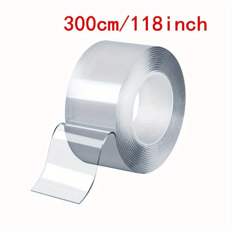 1 Rolle, Mehrzweck-Montageband für hohe Beanspruchung – entfernbares Acrylklebeband zum Kleben von Gegenständen – wiederverwendbares transparentes Klebeband für den Hausgebrauch – 1/2/3/5 m Rollen