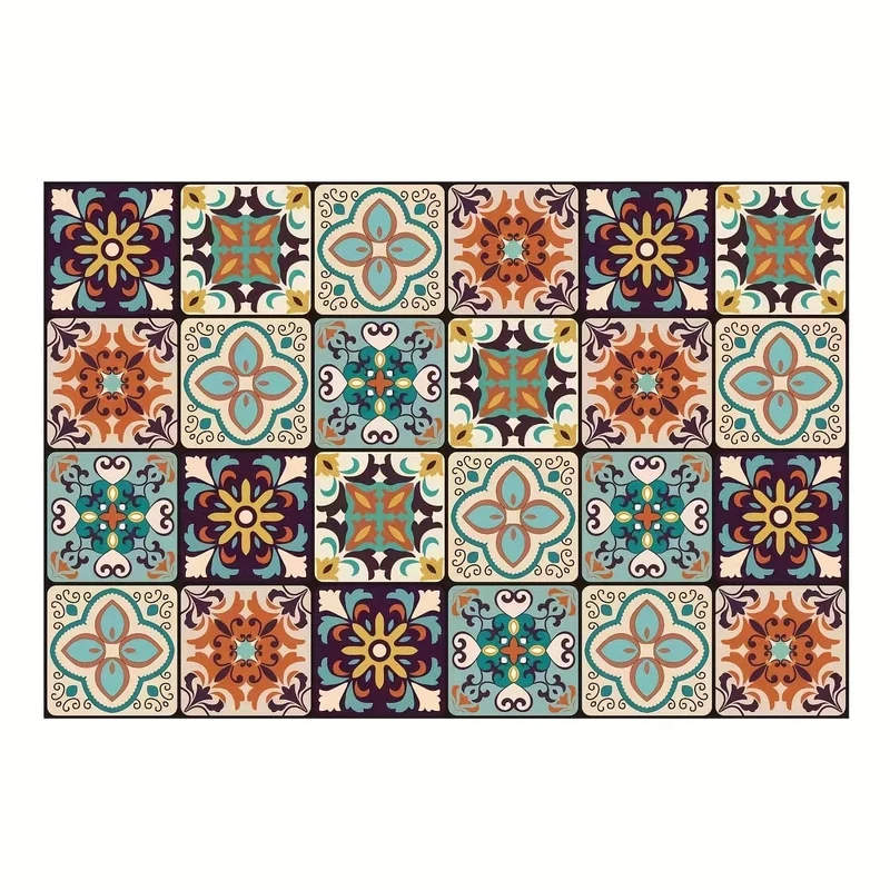 1 Stück, schnell trocknende Kaffeematte, Kaffeebar-Zubehör, rutschfeste, saugfähige Teller-Abtropfmatte im Boho-Stil für Küchentheken, Mikrofaser, geeignet für Kaffeemaschine, Kaffeekanne, super saugfähige Matte, gute Reinigung
