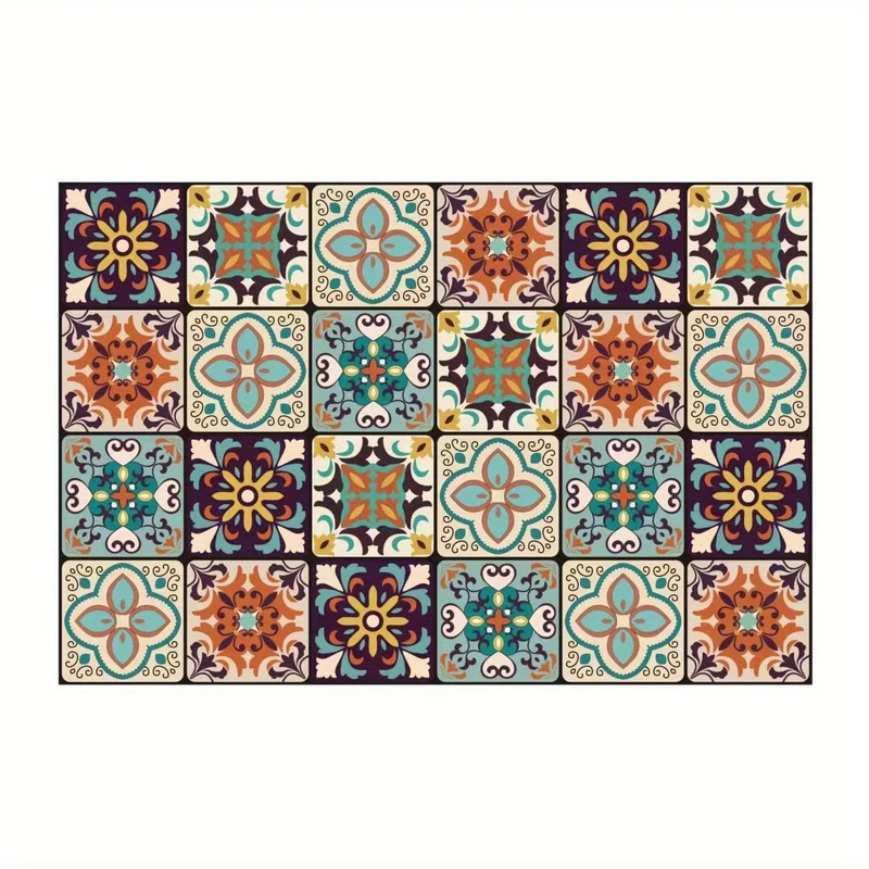 1 Stück, schnell trocknende Kaffeematte, Kaffeebar-Zubehör, rutschfeste, saugfähige Teller-Abtropfmatte im Boho-Stil für Küchentheken, Mikrofaser, geeignet für Kaffeemaschine, Kaffeekanne, super saugfähige Matte, gute Reinigung